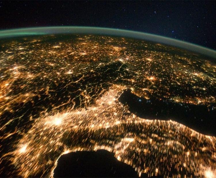 Light Pollution from Space | © NASA