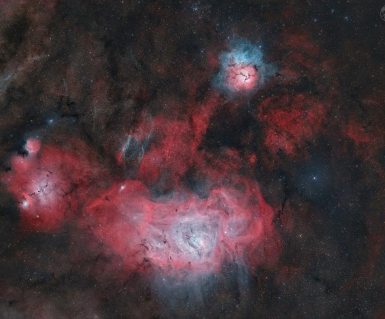The Lagoon and Trifid Nebulae | © Remote AstroPals