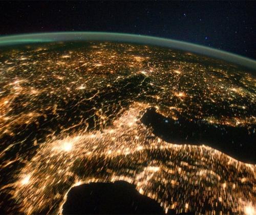 Light Pollution from Space | © NASA